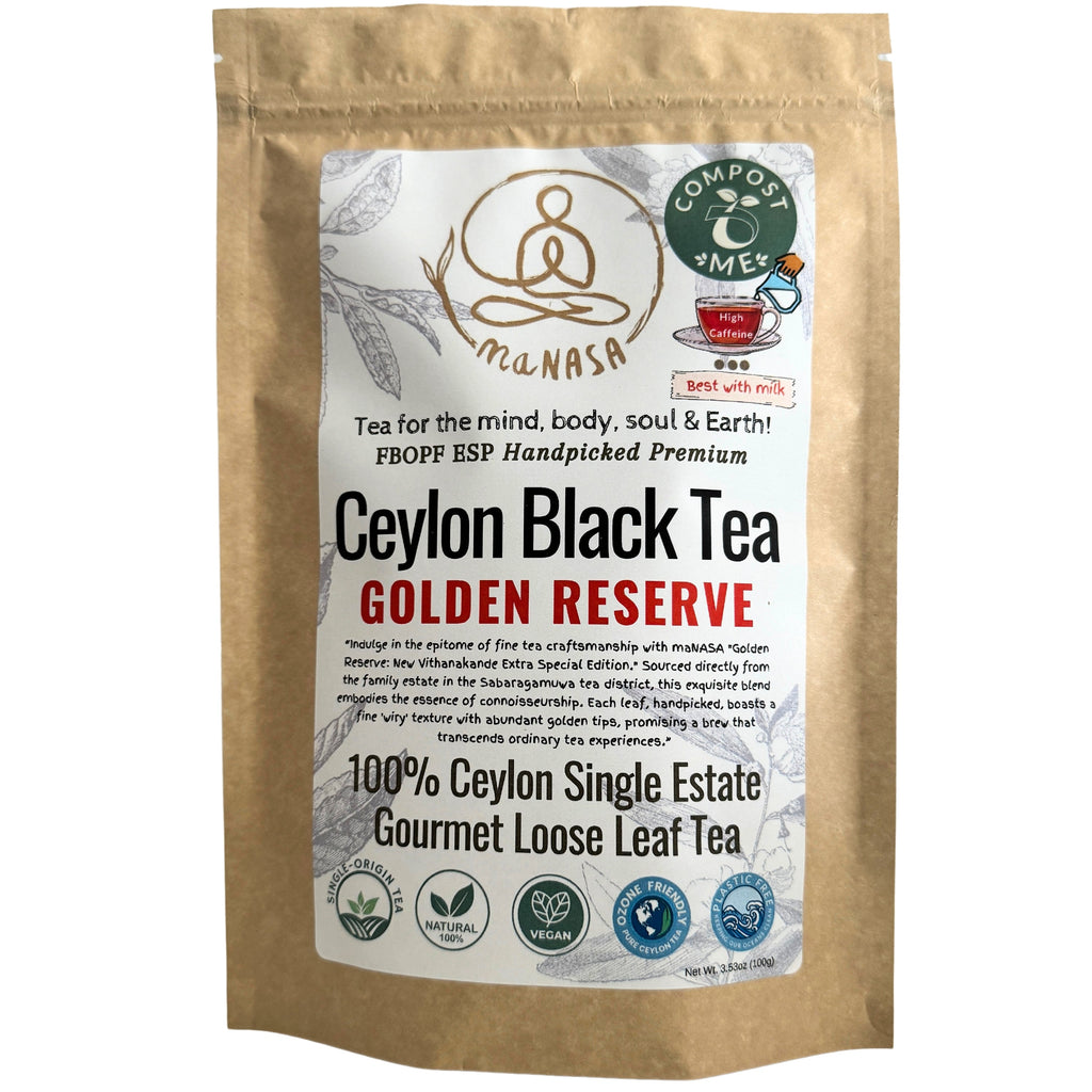 'Golden Reserve' Ceylon Black Tea | Loose Leaf Tea | New Vithanakande FBOPF